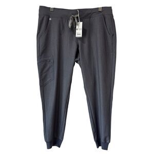 FIGS Zamora 2.0 Gray Jogger Scrub Pants Women's Size XL Style W18SW2005 NWT New